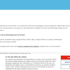 Le développement de votre enfant - Hôpital de Montréal pour enfants