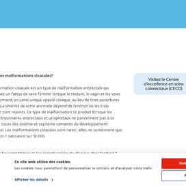 Malformations cloacales - Hôpital de Montréal pour enfants